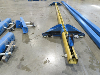 Gorbel 250Lb Ceiling Mount Bridge Crane 70"-86" Span 11' 6" Runway w/Hangers