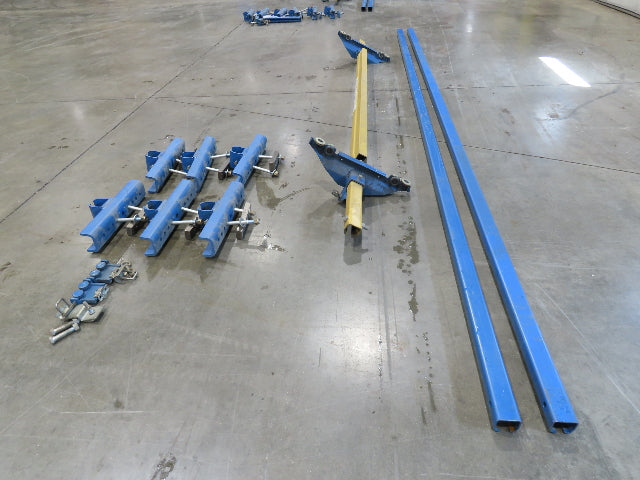 Gorbel 250Lb Ceiling Mount Bridge Crane 70"-86" Span 11' 6" Runway w/Hangers