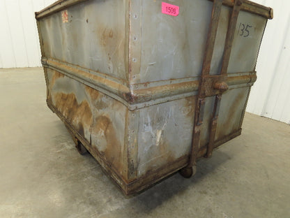 Diamond Fibre Vtg Sutliff Tobacco Rolling Cart Factory Bin Steampunk Storage