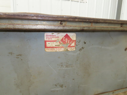 Diamond Fibre Vtg Sutliff Tobacco Rolling Cart Factory Bin Steampunk Storage