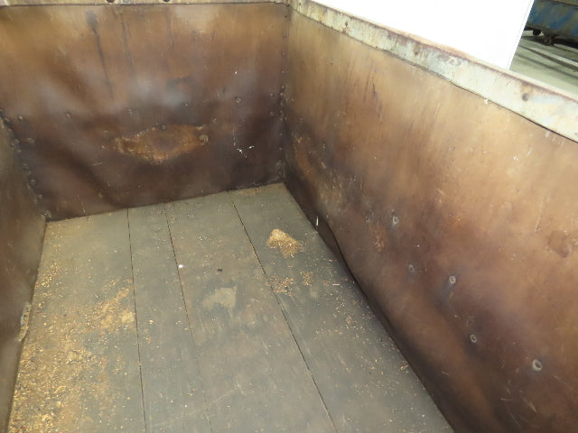 Diamond Fibre Vtg Sutliff Tobacco Rolling Cart Factory Bin Steampunk Storage