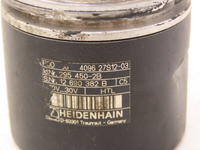 Heidenhain 295 450-2B Rotary Encoder 6mm Shaft 10 Pin ROD 436 4096 27S12-03