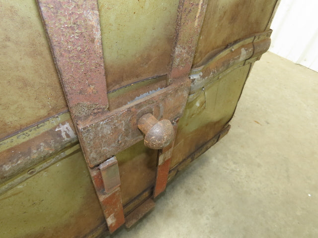 Diamond Fibre Vtg Sutliff Tobacco Rolling Cart Factory Bin Steampunk Storage