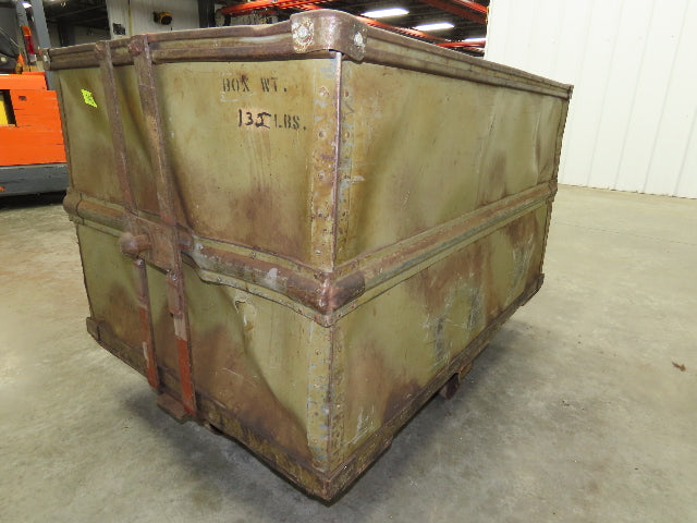 Diamond Fibre Vtg Sutliff Tobacco Rolling Cart Factory Bin Steampunk Storage