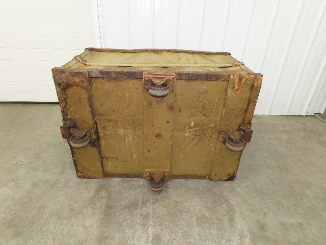 Diamond Fibre Vtg Sutliff Tobacco Rolling Cart Factory Bin Steampunk Storage