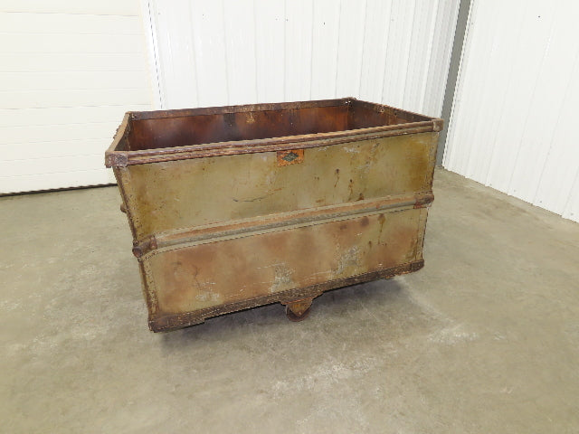 Diamond Fibre Vtg Sutliff Tobacco Rolling Cart Factory Bin Steampunk Storage