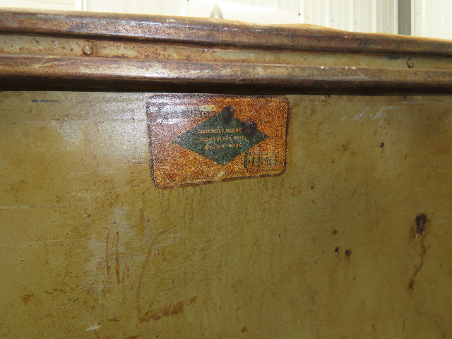 Diamond Fibre Vtg Sutliff Tobacco Rolling Cart Factory Bin Steampunk Storage