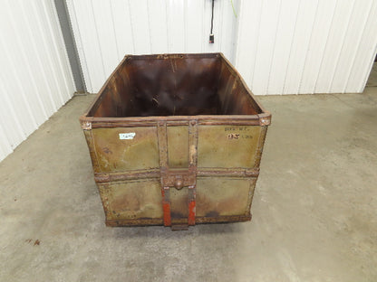 Diamond Fibre Vtg Sutliff Tobacco Rolling Cart Factory Bin Steampunk Storage