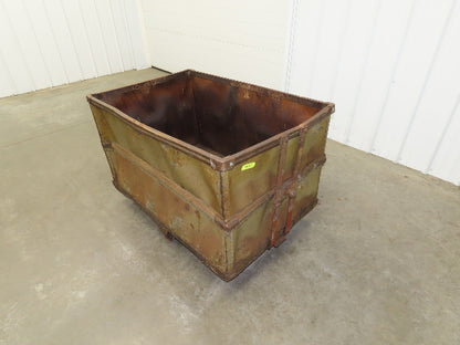 Diamond Fibre Vtg Sutliff Tobacco Rolling Cart Factory Bin Steampunk Storage