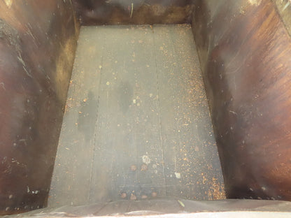 Diamond Fibre Vtg Sutliff Tobacco Rolling Cart Factory Bin Steampunk Storage