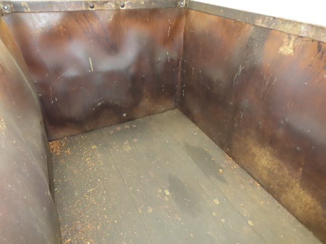 Diamond Fibre Vtg Sutliff Tobacco Rolling Cart Factory Bin Steampunk Storage