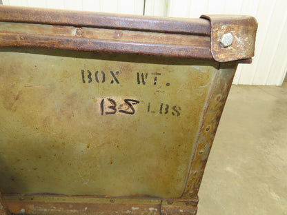 Diamond Fibre Vtg Sutliff Tobacco Rolling Cart Factory Bin Steampunk Storage