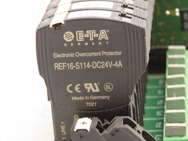 E-T-A SIGMO-24-001 SVS24-08-001 Circuit Protection/ Electronic Overcurrent Board