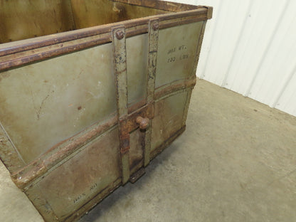 Diamond Fibre Vtg Sutliff Tobacco Rolling Cart Factory Bin Steampunk Storage