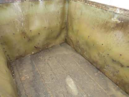 Diamond Fibre Vtg Sutliff Tobacco Rolling Cart Factory Bin Steampunk Storage