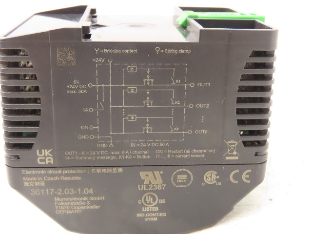 Murr Elektronik 9000-41068-0600000 MICO BASIC 8.6 Electronic Circuit Protection