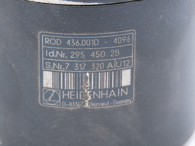 Heidenhain 295 450 2B Rotary Encoder 6mm Shaft 10 Pin ROD 436.001D-4096
