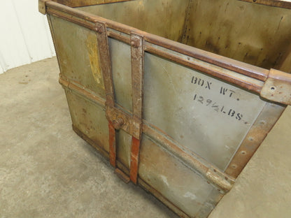 Diamond Fibre Vtg Tobacco Rolling Cart Factory Bin Steampunk Storage Sutliff