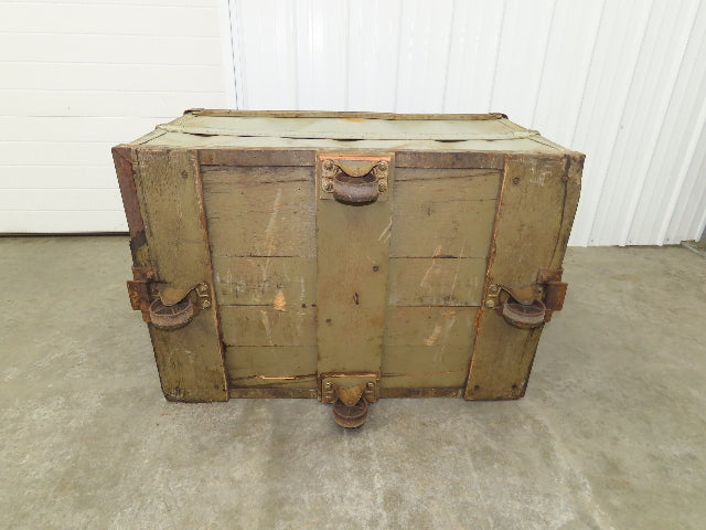Diamond Fibre Vtg Tobacco Rolling Cart Factory Bin Steampunk Storage Sutliff