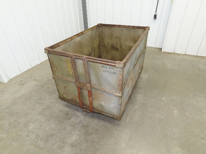 Diamond Fibre Vtg Tobacco Rolling Cart Factory Bin Steampunk Storage Sutliff