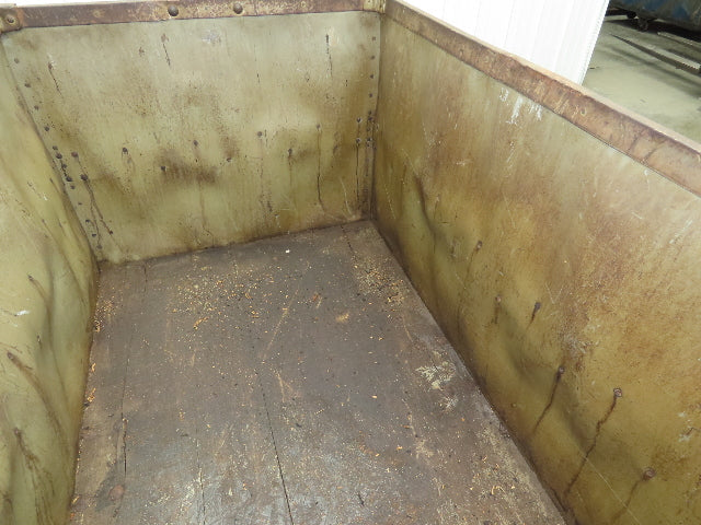 Diamond Fibre Vtg Tobacco Rolling Cart Factory Bin Steampunk Storage Sutliff