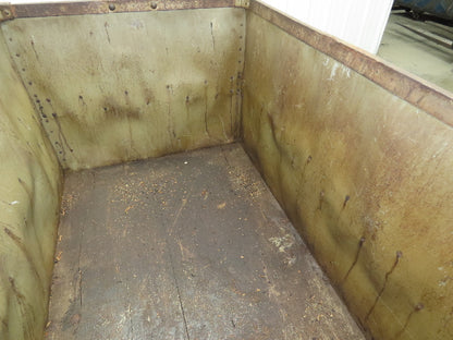 Diamond Fibre Vtg Tobacco Rolling Cart Factory Bin Steampunk Storage Sutliff