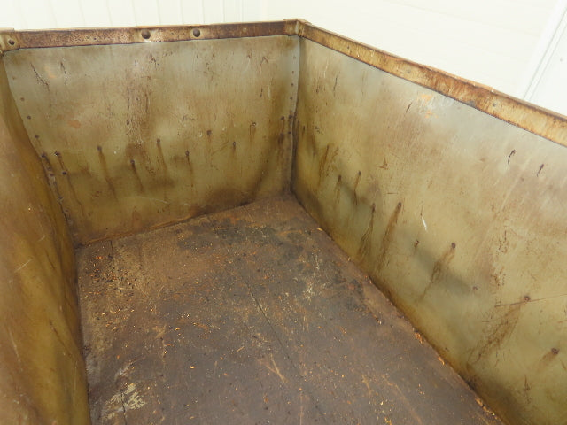 Diamond Fibre Vtg Tobacco Rolling Cart Factory Bin Steampunk Storage Sutliff