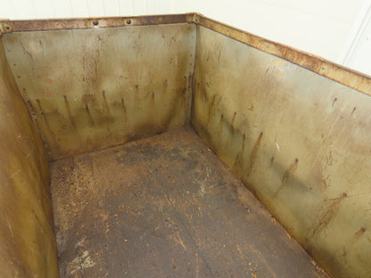 Diamond Fibre Vtg Tobacco Rolling Cart Factory Bin Steampunk Storage Sutliff