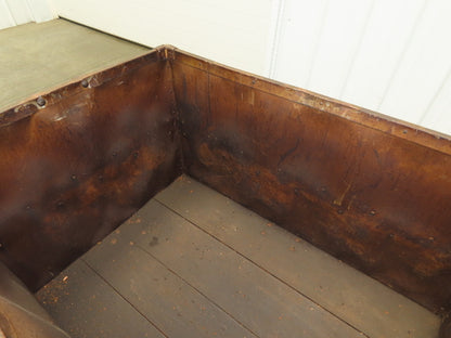 Diamond Fibre Vtg Tobacco Rolling Cart Factory Bin Steampunk Storage Sutliff
