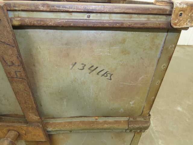 Diamond Fibre Vtg Tobacco Rolling Cart Factory Bin Steampunk Storage Sutliff