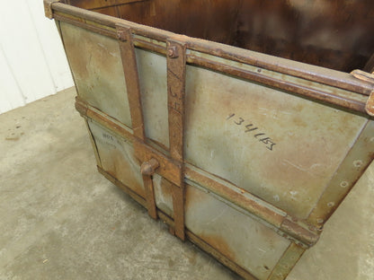 Diamond Fibre Vtg Tobacco Rolling Cart Factory Bin Steampunk Storage Sutliff