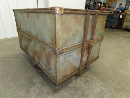 Diamond Fibre Vtg Tobacco Rolling Cart Factory Bin Steampunk Storage Sutliff