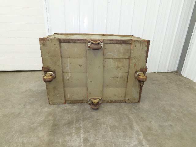 Diamond Fibre Vtg Tobacco Rolling Cart Factory Bin Steampunk Storage Sutliff