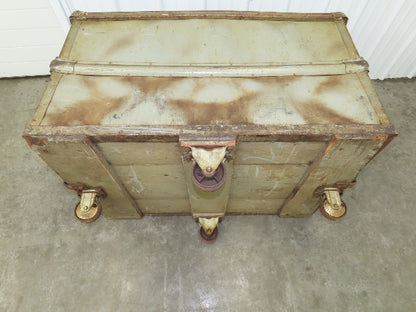 Diamond Fibre Vtg Tobacco Rolling Cart Factory Bin Steampunk Storage Sutliff