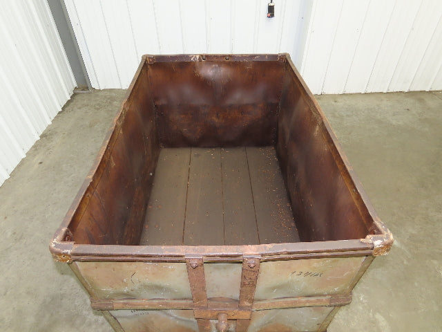 Diamond Fibre Vtg Tobacco Rolling Cart Factory Bin Steampunk Storage Sutliff