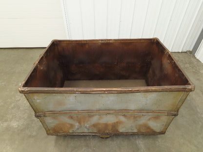 Diamond Fibre Vtg Tobacco Rolling Cart Factory Bin Steampunk Storage Sutliff