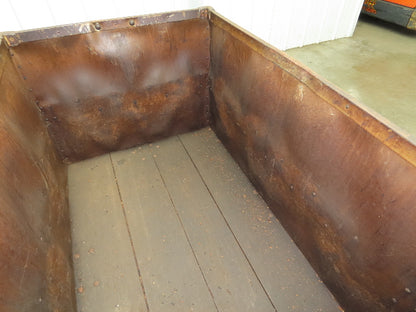 Diamond Fibre Vtg Tobacco Rolling Cart Factory Bin Steampunk Storage Sutliff