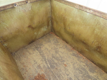 Diamond Fibre Vtg Tobacco Rolling Cart Factory Bin Steampunk Storage Sutliff