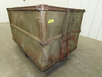 Diamond Fibre Vtg Tobacco Rolling Cart Factory Bin Steampunk Storage Sutliff