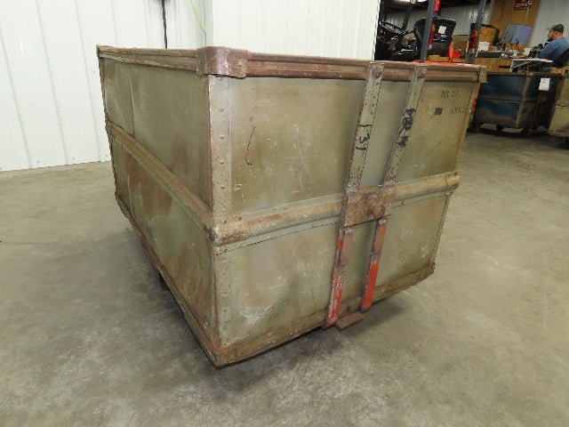 Diamond Fibre Vtg Tobacco Rolling Cart Factory Bin Steampunk Storage Sutliff
