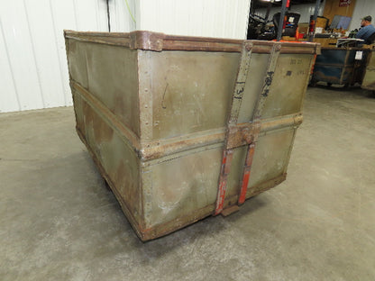 Diamond Fibre Vtg Tobacco Rolling Cart Factory Bin Steampunk Storage Sutliff