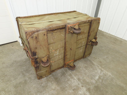 Diamond Fibre Vtg Tobacco Rolling Cart Factory Bin Steampunk Storage Sutliff