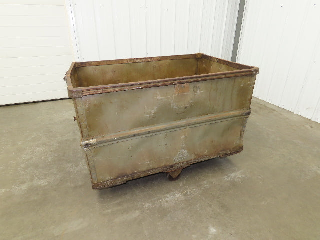 Diamond Fibre Vtg Tobacco Rolling Cart Factory Bin Steampunk Storage Sutliff
