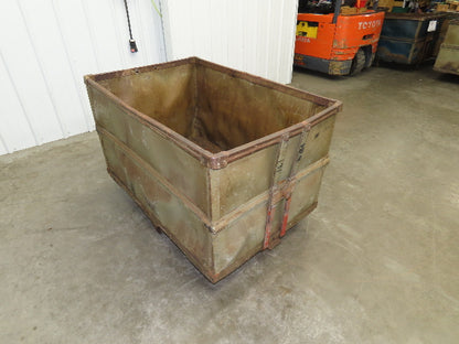Diamond Fibre Vtg Tobacco Rolling Cart Factory Bin Steampunk Storage Sutliff