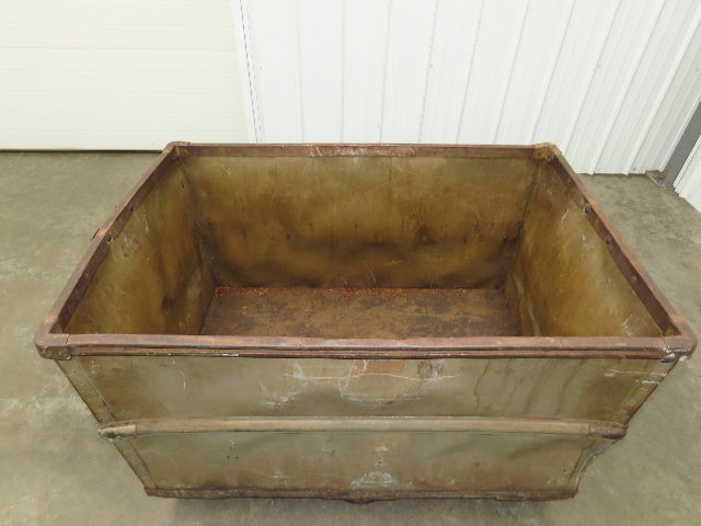 Diamond Fibre Vtg Tobacco Rolling Cart Factory Bin Steampunk Storage Sutliff