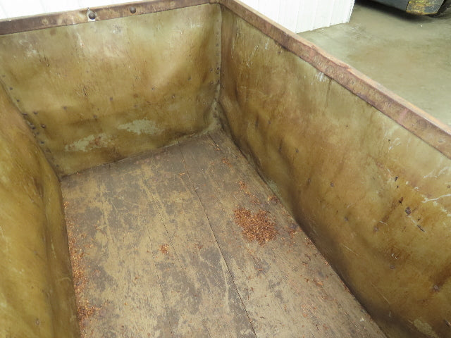 Diamond Fibre Vtg Tobacco Rolling Cart Factory Bin Steampunk Storage Sutliff