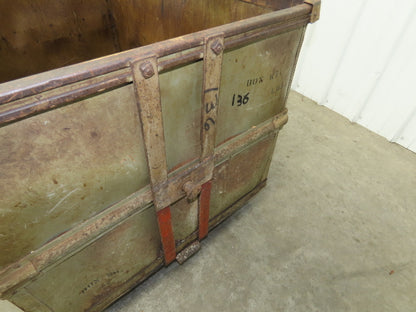Diamond Fibre Tobacco Rolling Cart Factory Bin Steampunk Storage Sutliff Vtg