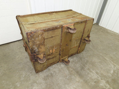 Diamond Fibre Tobacco Rolling Cart Factory Bin Steampunk Storage Sutliff Vtg