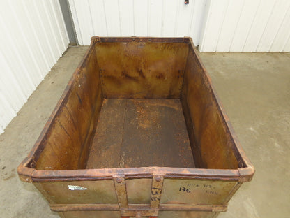 Diamond Fibre Tobacco Rolling Cart Factory Bin Steampunk Storage Sutliff Vtg