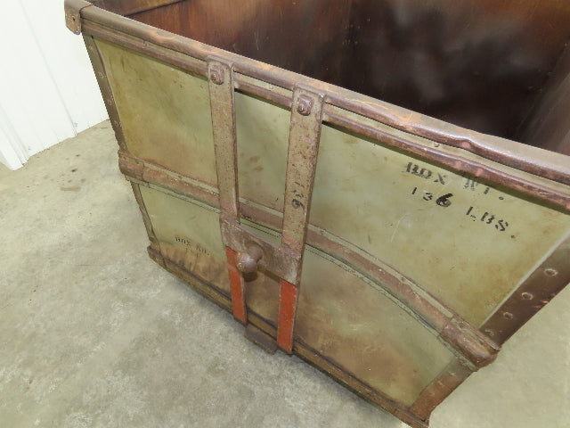 Diamond Fibre Tobacco Rolling Cart Factory Bin Steampunk Storage Sutliff Vtg